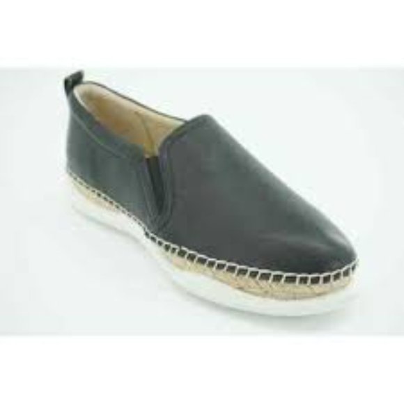 Sam Edelman Kassie Leather Slip-on Espadrilles Shoes Loafers - Size 9 - Picture 1 of 10